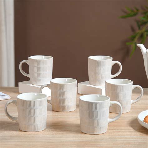 Premium Ceramic Cups - Buy White Coffee Mugs At Best Prices | Nestasia