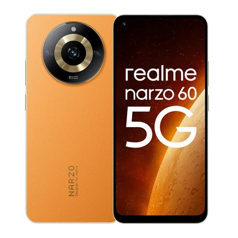 realme narzo 60 5G (Mars Orange,8GB+128GB) 90Hz Super AMOLED Display ...