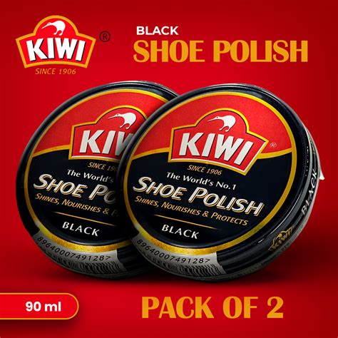 Pack Of 2 Kiwi Shoe Polish 90ml (black) - Shine Polish For Shoes ...