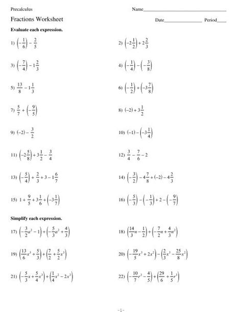 Image result for Math Pre Calculus Worksheet