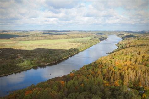 Река Ока в Поленово, Тульская область
