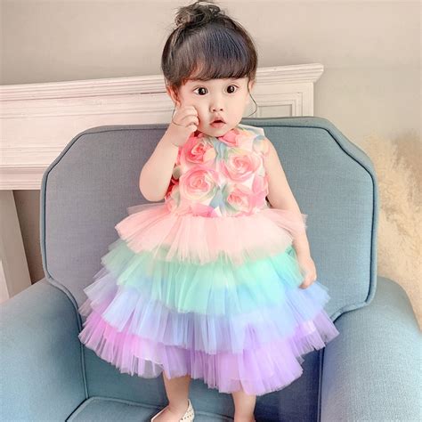 1 year baby new arrivals party wear dresses