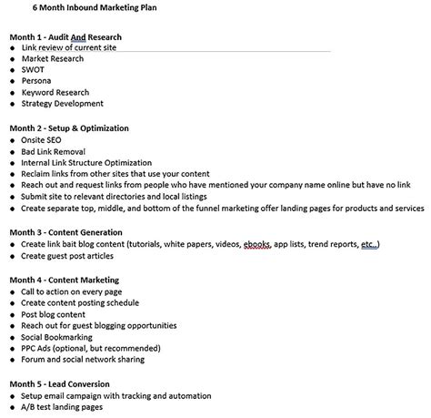 Marketing Plan Outline Example 的图像结果