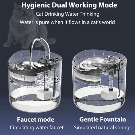 Automatic Cycle Multiple Filtering Cat Water Fountain Dog Water Dispen ...