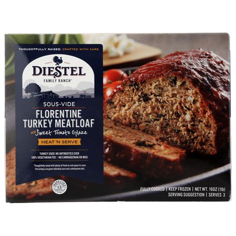 Diestel Family Ranch Turkey Meatloaf Florentine S0 (16 oz) Delivery or ...