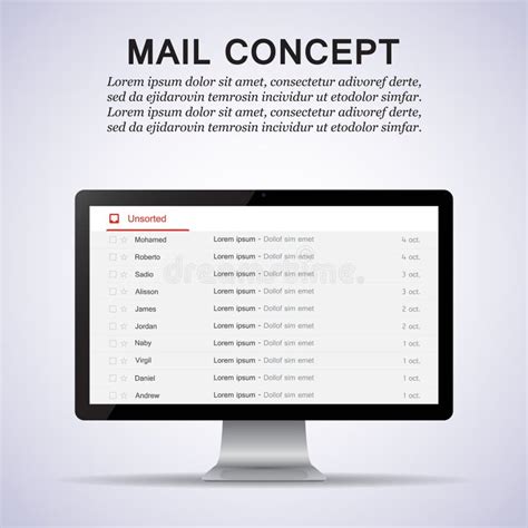 Image result for Computer with Email Preview