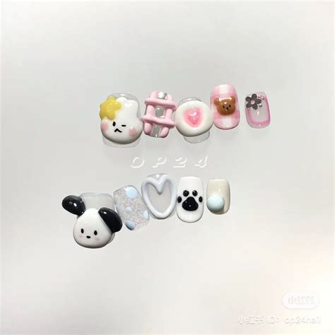 Douyin nails | Pretty gel nails, Korea nail art, Kawaii nails