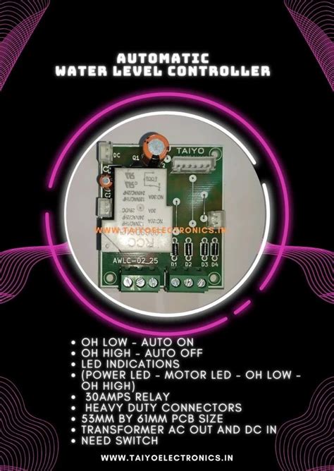 Automatic Waterlevel Controller - Automatic water level controller ...