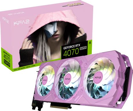 Specificaties van KFA2 GeForce RTX 4070 SUPER EX Gamer Pink 1-Click OC ...