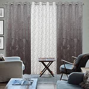 Buy GRIHSHOBHA Suede Velvet Textured Room Darkening Door Room Darkening ...