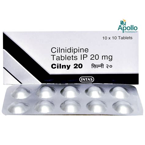 CILNY 20MG TABLET Price, Uses, Side Effects, Composition - Apollo Pharmacy