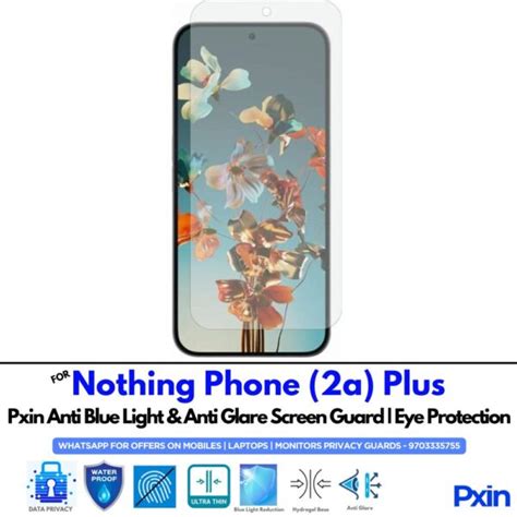 Anti Blue Light & Anti Glare Screen Guard for Nothing Phone (2a) Plus ...
