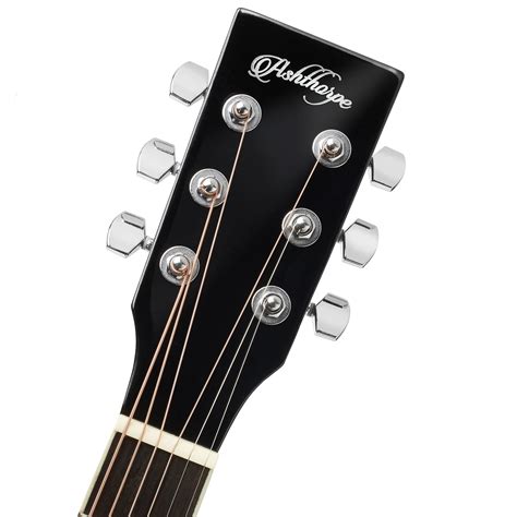 Buy Ashthorpe Full Size Cutaway Thin Line Acoustic-Electric Guitar ...