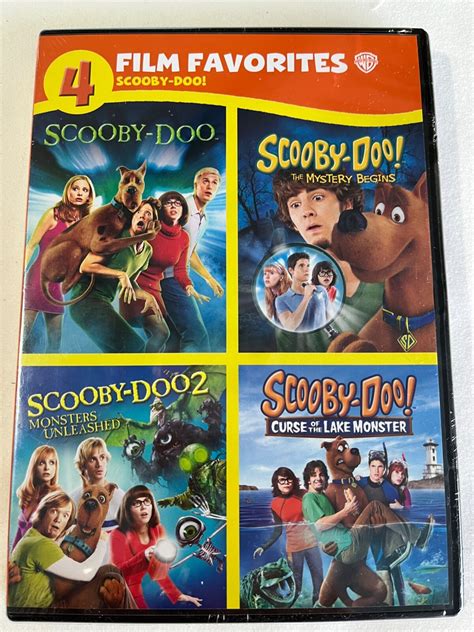 4 Film Favorites: Scooby-Doo! (DVD) Factory sealed NEW 2014 ...