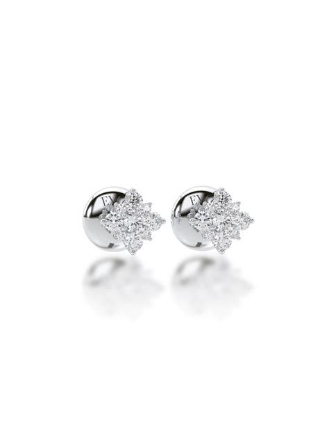 Ornate Star Diamond Earrings - Evol Jewels