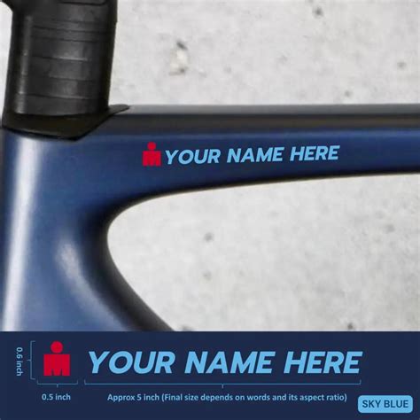 Custom Cyclist Name Sticker - Premium Iron-Man Decal Set – MADOVERBIKING