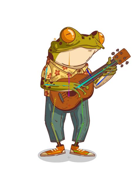Urban Frogs - Character animation in SPINE on Behance