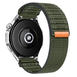 XMUXI Compatible with Huawei Watch 4 Strap Nylon Solo Loop GT4 GT5 ...