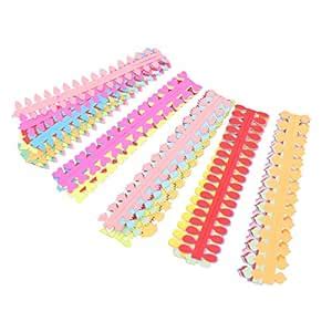 ULTNICE 90Pcs Paper Quilling Strips Flower Design Colorful Paper ...