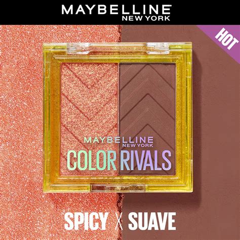 Maybelline Color Rivals Shadow Longwear Duo Eyeshadow Palette: Spicy x ...