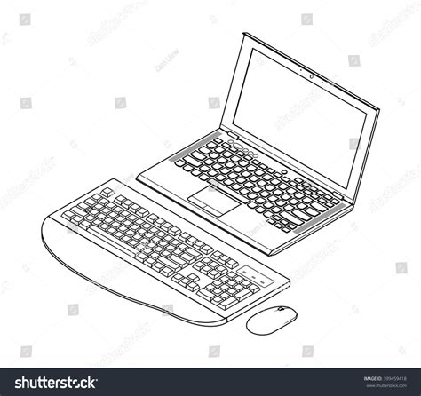 Generic Laptop Computer Drawing 的图像结果