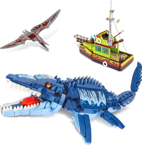 QLT Dinosaurs Mosasaurs Building Set, with India | Ubuy