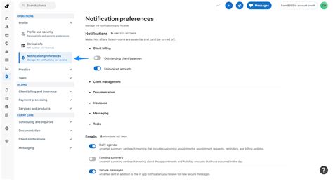 Navigating your Operations settings - SimplePractice Support