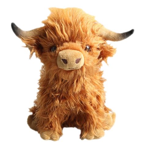 Buy Peegsan Highland Cow Gifts, 28cm Highland Cow Plush Toy,Highland ...