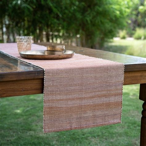 Saral Hand-Woven Table Runner | 108 Knots