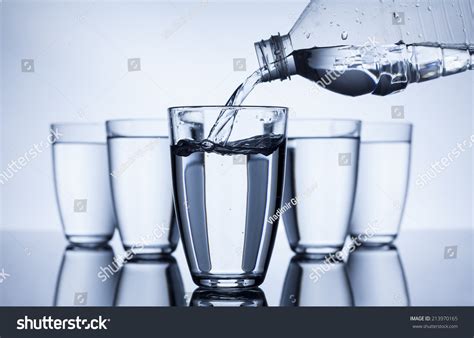 Plastic Bottle That Fill Water Group Stock Photo 213970165 | Shutterstock