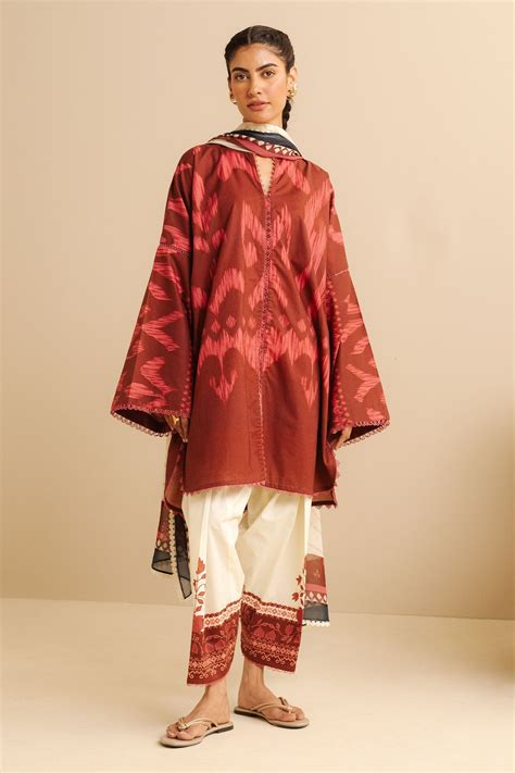 Zara Shahjahan Coco Prints Lawn Drop II – Sila-6A – YourLibaas