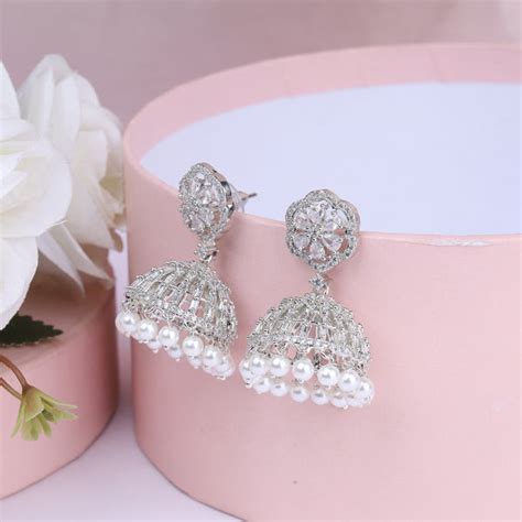 Buy latest Collection of Zircon Earrings online in India