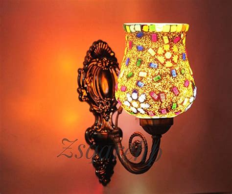 ONECYA ROYAL FANCY Uplight Antique Wall lamp for Living Room, Bedside ...