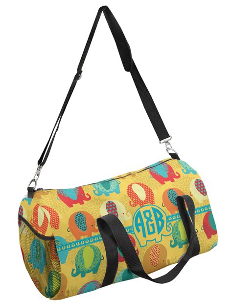 Cute Elephants Duffel Bag - Small (Personalized) - YouCustomizeIt