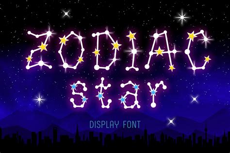Zodiac Star Font by 1515AngelStudio · Creative Fabrica