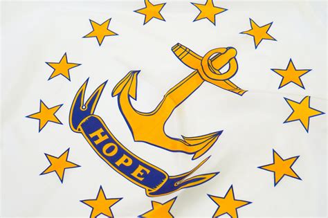 Flag of Rhode Island | Rhode Island State Flag | Colonial Flag