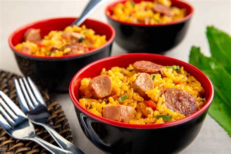 Arroz con Salchichas y Chorizo Goya