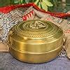 Buy Ambi Home 100% Pure Brass Traditional Roti Box – Mughal-Themed ...