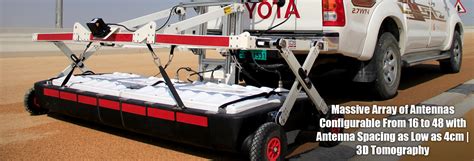 STREAM-X Vehicle towed GPR for environmental & archeological study