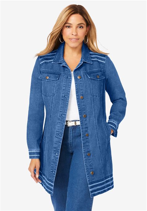 Long Denim Jacket | Woman Within