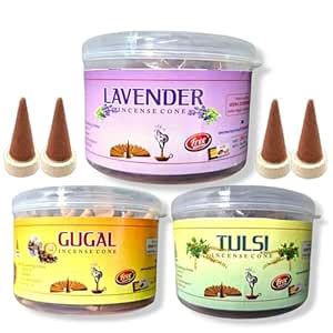 Soul 100% Natural Dhoop Cone | 150 Incense Cones + Free Matchbox ...