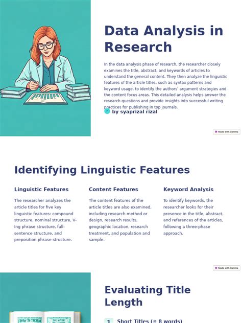 Data Analysis in Research Examples 的图像结果