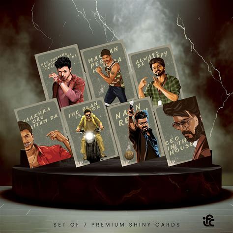 Thalapathy Vijay Leo Movie Cards | Indian Freebies & Collectibles