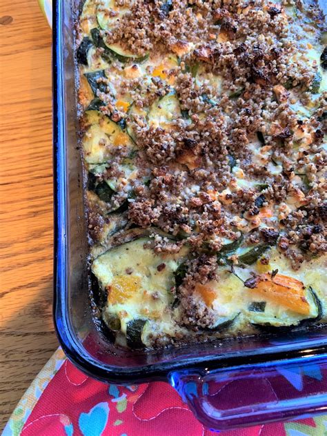 Zucchini Squash Casserole | Sam Eats Her Nutrients