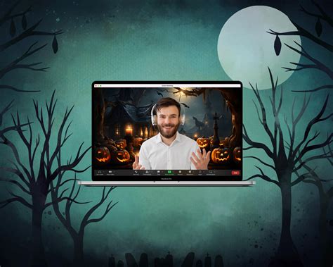 5 Halloween Zoom Backgrounds, Zoom Background Halloween, Zoom ...