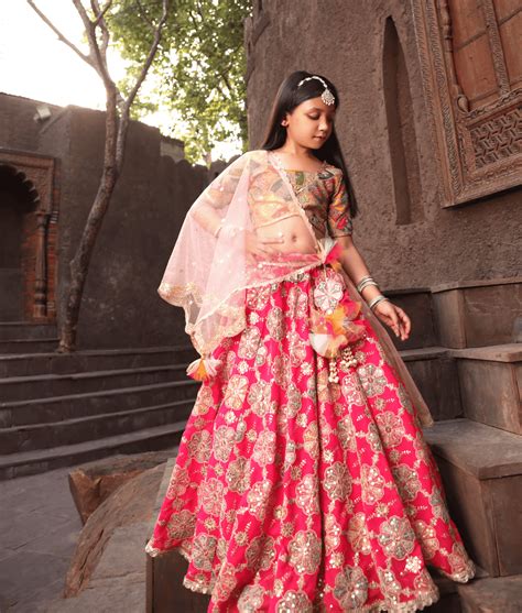 Buy Lehenga for Girls Online – FayonKids