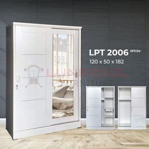 Jual TERBARU Lemari Pakaian Lemari Baju Pintu Sliding Minimalis Lunar ...