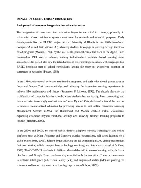 Use of Computer in Education System PDF 的图像结果