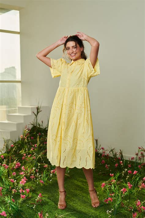 Gala Schiffli Dress | Women | Dusk – Dusk Attire