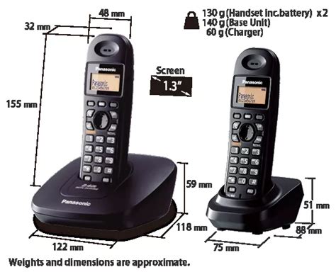 KX-TG3612SX 2.4 GHz - Panasonic